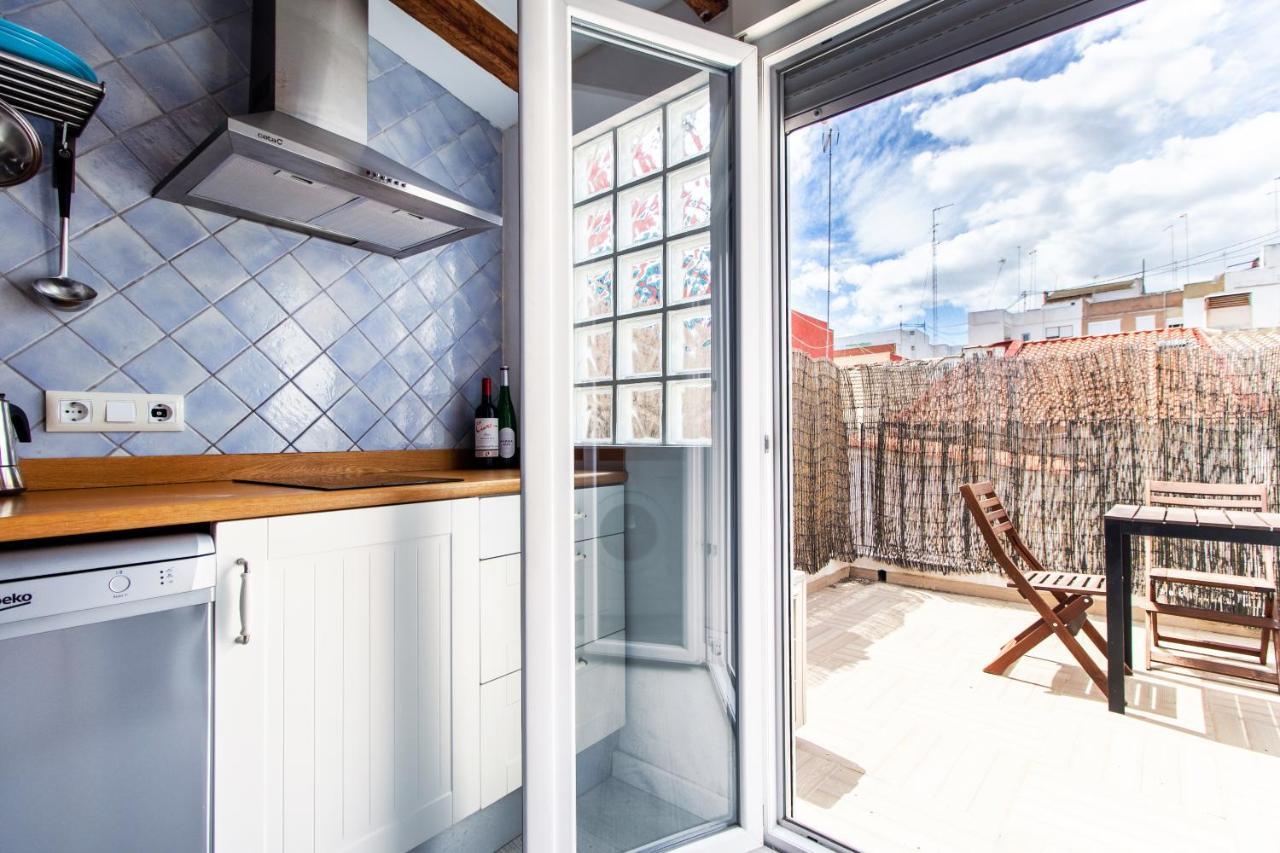 Estudio Para Parejas Con Terraza En La Playa Valencie Exteriér fotografie